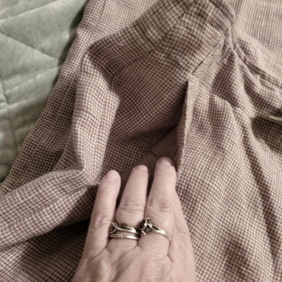 Vintage Orvis linen 100% performance linen pants, zip/tie front sz 16 - Picture 10 of 10